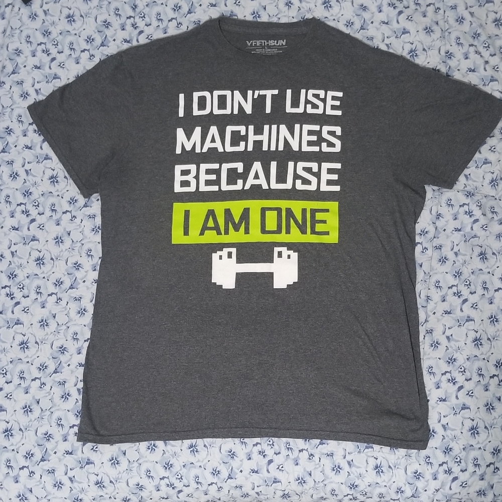 🔥 Men Large Gym Fitness Shirt